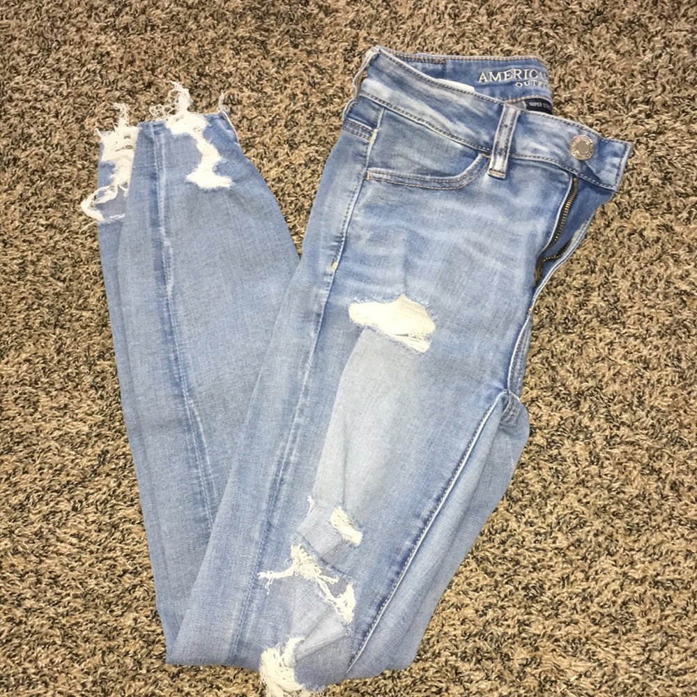 American eagle super stretch X jeans